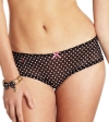 Betsey Johnson Intimates Stretch Mesh Lo-Rise Cheekini