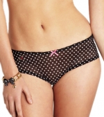 Betsey Johnson Intimates Stretch Mesh Lo-Rise Cheekini
